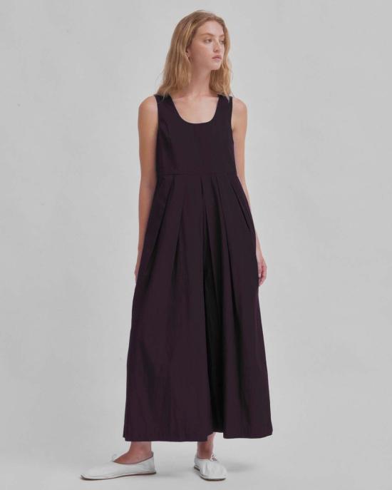  사야카 다비스 뉴욕 점프수트 사야카 데이비스 뉴욕 와이드 레그  초콜릿