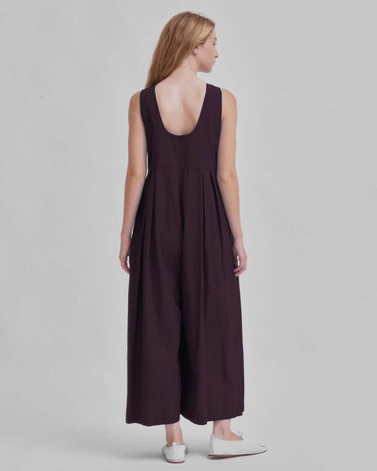  사야카 다비스 뉴욕 점프수트 사야카 데이비스 뉴욕 와이드 레그  초콜릿 - SAYAKA DAVIS NEW YORK