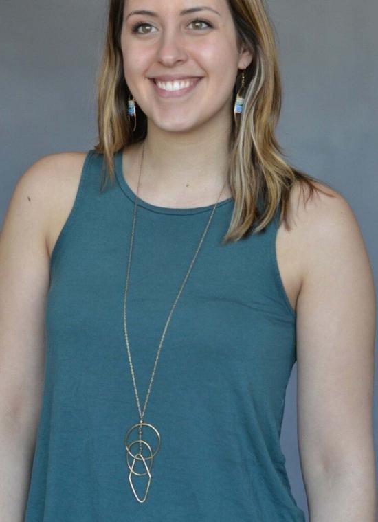  페어 아니타 목걸이/팬던트 리플스 목걸이 (은/황동) - FAIR ANITA