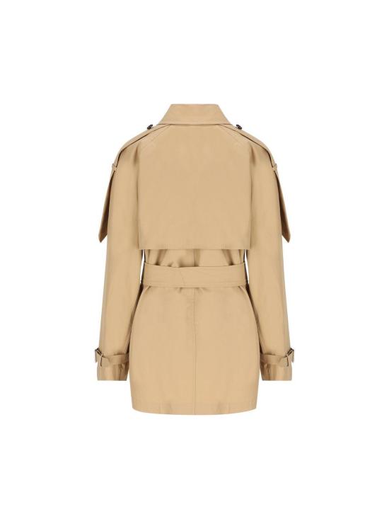  버버리 트렌치 코트 루즈 벨트 더블 브레스트  플랙스 - BURBERRY