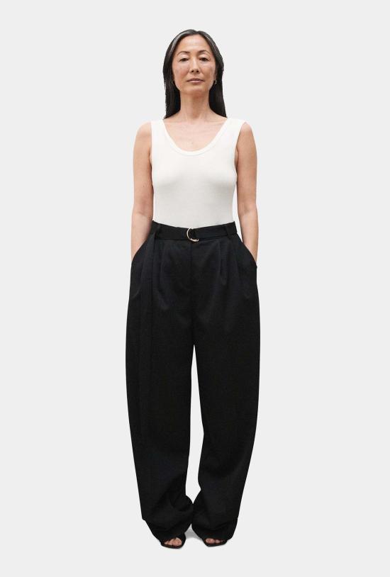  실크 런드리 바디수트 티셔츠 바디수트 탱크탑 화이트