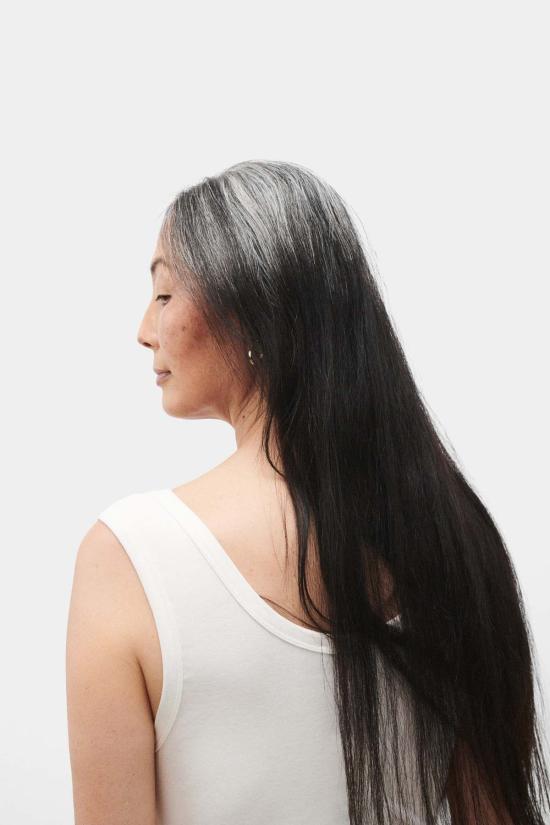  실크 런드리 바디수트 티셔츠 바디수트 탱크탑 화이트 - SILK LAUNDRY