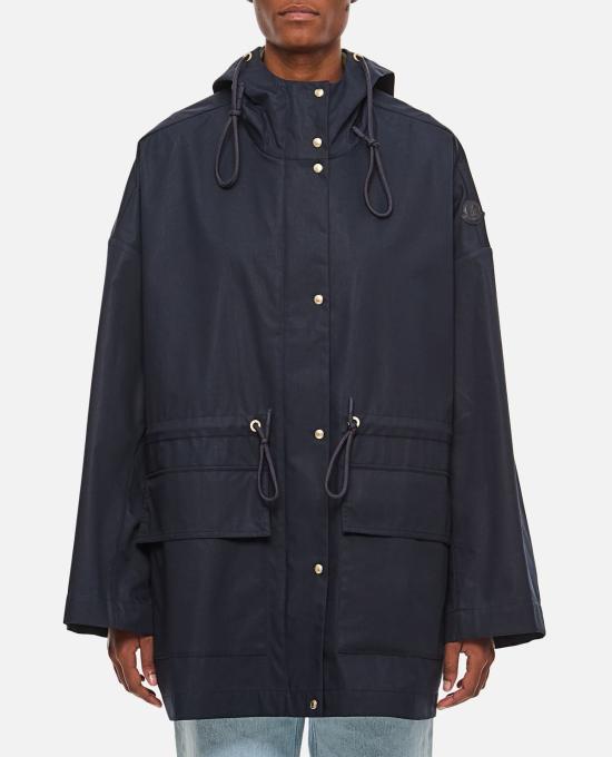  몽클레어 패딩 숏 파카 블루