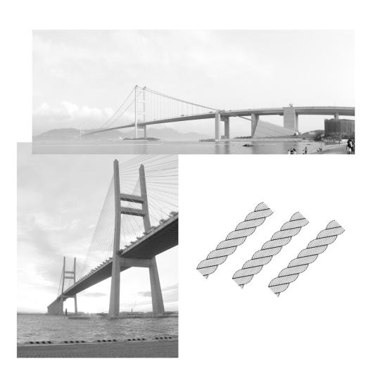  핸섬 키링 Hndsm 홍콩  블랙 티타늄 케이블 - HNDSM