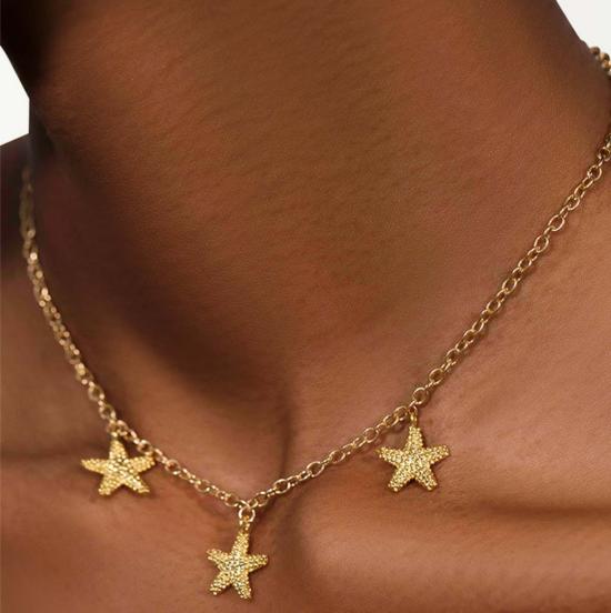  몬세라트 뉴욕 목걸이/팬던트 블레인스 초커 14k 금도금 황동