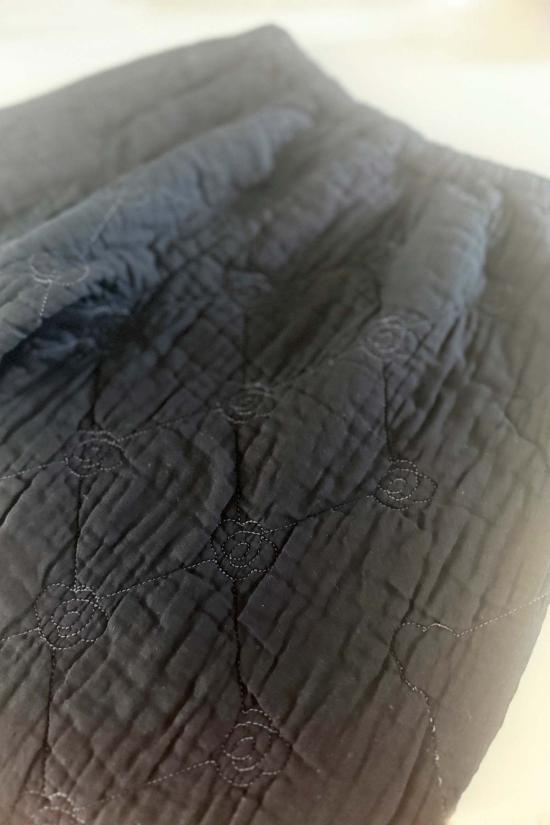  루 샤르망 크롭 팬츠 루프 샤르망 앨리스 타운 팬츠 블랙 - LOUP CHARMANT