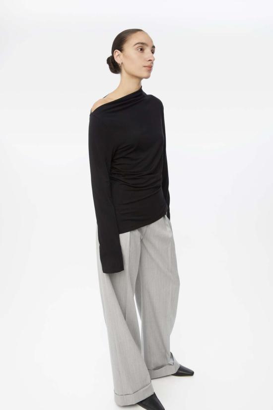  DĀL THE LABEL 스웨터 DĀl The Label 모달 비대칭 니트 탑 - OTHER BRANDS