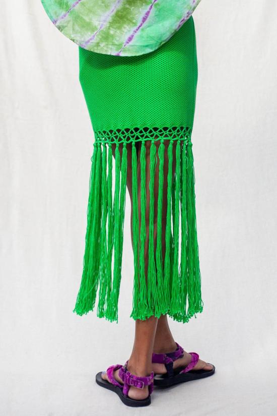  아바카시 미디 스커트 나스린 스커트 - ABACAXI