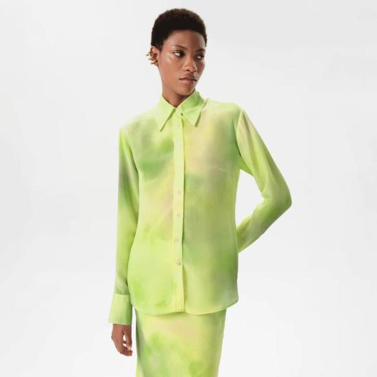  마리아 셰르 블라우스 알라곤 필라르 셔츠 라임색 - MARIA CHER