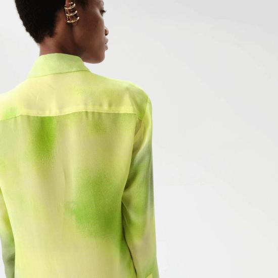  마리아 셰르 블라우스 알라곤 필라르 셔츠 라임색 - MARIA CHER
