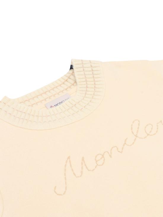  [키즈] 몽클레어 풀오버 아동용 스웨트셔츠 화이트 - MONCLER