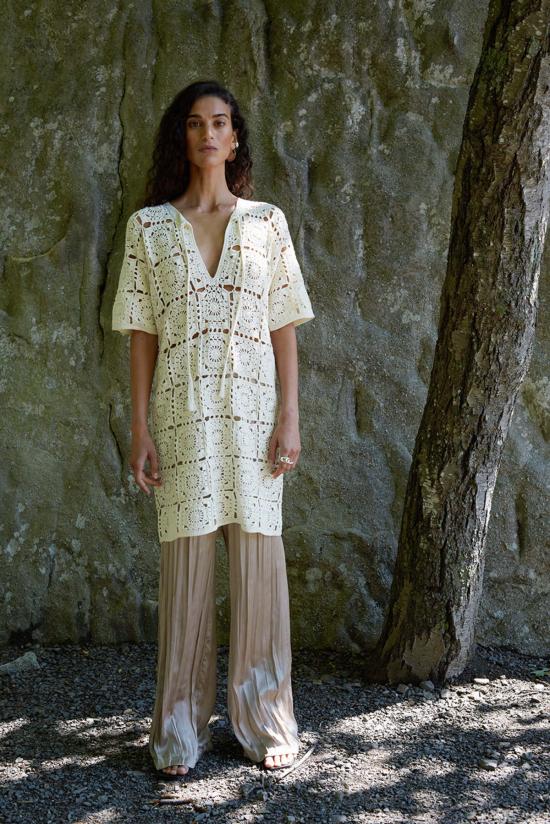  일레븐 식스 튜닉 엘라나  드레스 크림 - ELEVEN SIX