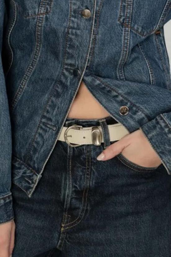  자네사레온 레귤러 벨트 자네사 레오네 마이라  오프 화이트 - JANESSA LEONE