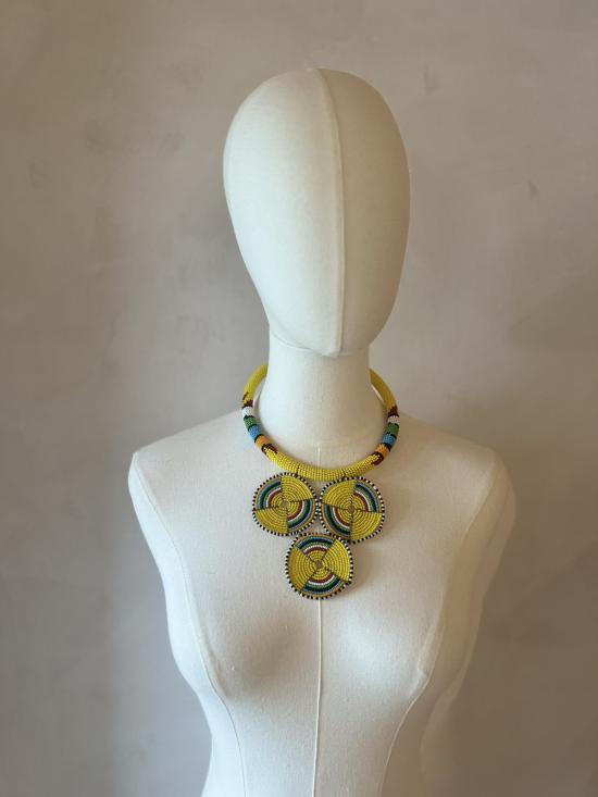  스튜디오 미니말레 목걸이/팬던트 짐발리 비즈 목걸이 - STUDIO MINIMALE