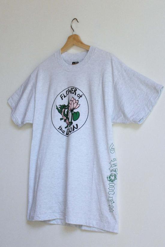  3 Women 반팔 티셔츠 Flower Of The Dragon Heather Tee Grey - OTHER BRANDS