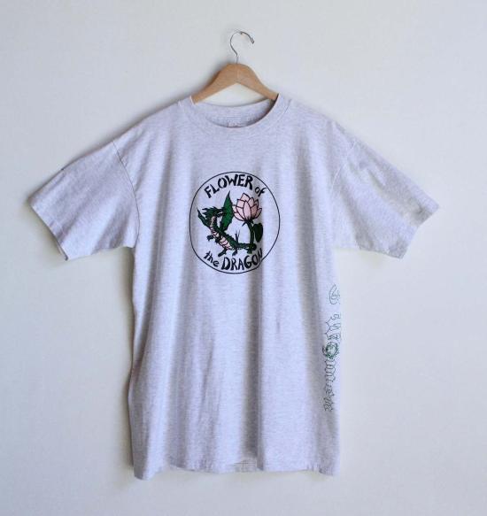  3 Women 반팔 티셔츠 Flower Of The Dragon Heather Tee Grey - OTHER BRANDS