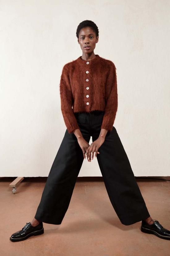  마리아 스탠리 가디건 브러시드 카디 메이플 - MARIA STANLEY