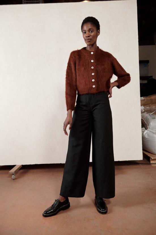  마리아 스탠리 가디건 브러시드 카디 메이플 - MARIA STANLEY