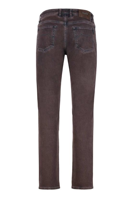  무레르 데님 팬츠 무어러 파벨 레귤러핏 진 브라운 - MOORER