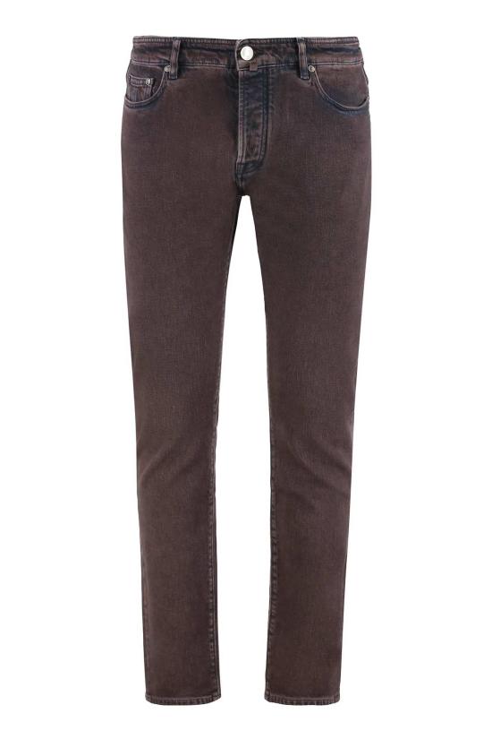  무레르 데님 팬츠 무어러 파벨 레귤러핏 진 브라운