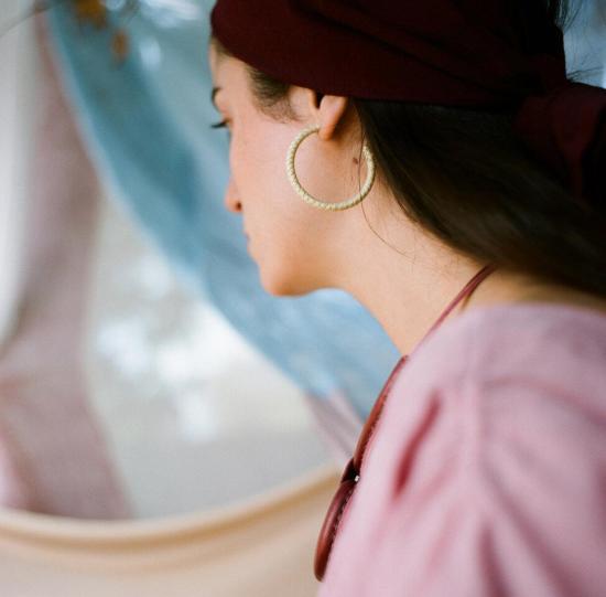  크레시오니 이어링 Crescioni Belle 귀걸이 팜 - CRESCIONI