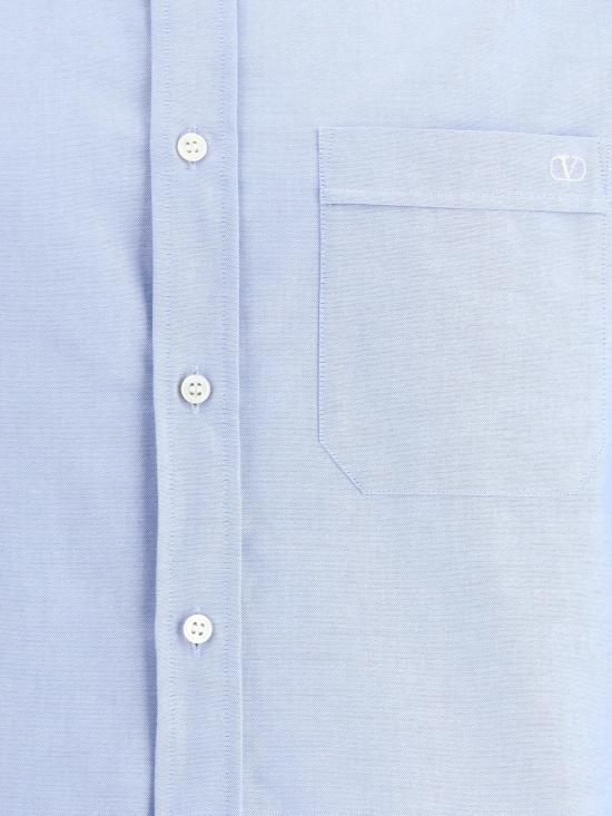  발렌티노 가라바니 긴팔 셔츠 발렌티노 라이트 블루 옥스포드  셀레스트 - VALENTINO GARAVANI