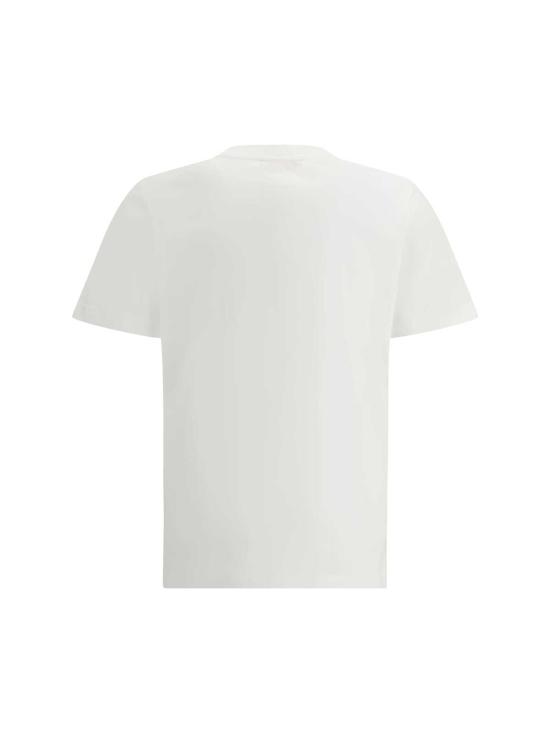  마르니 반팔 티셔츠 로고 티셔츠 릴리 화이트 - MARNI