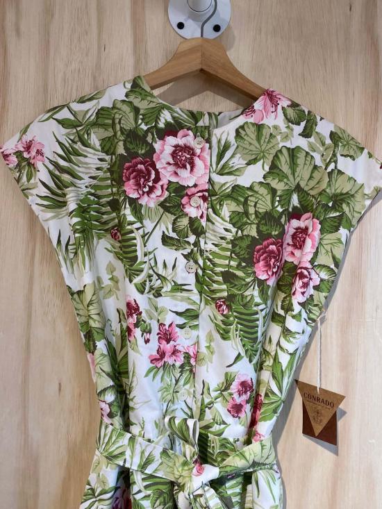  Conrado 점프수트 Lenny 프린트 플로럴 쇼트 롬퍼 - OTHER BRANDS