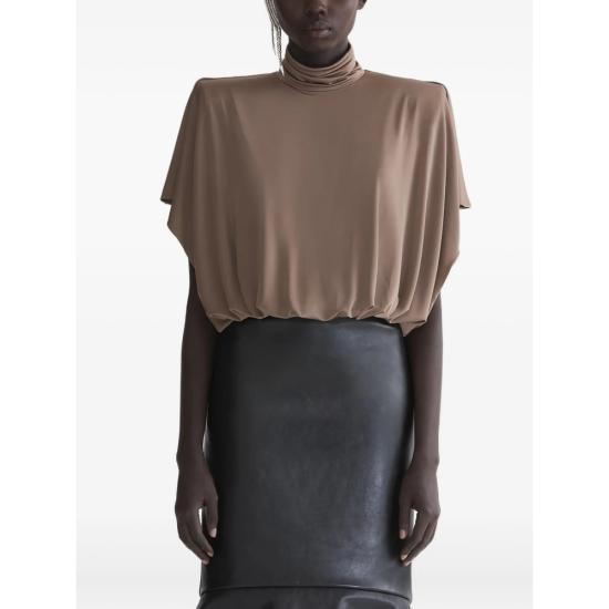 26SS 뮈글러 블라우스 BO0288 7002 BLACK NEUTRALS