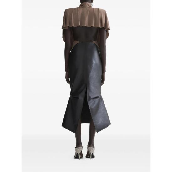 26SS 뮈글러 블라우스 BO0288 7002 BLACK NEUTRALS - MUGLER