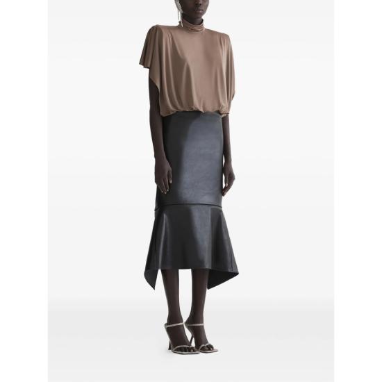 26SS 뮈글러 블라우스 BO0288 7002 BLACK NEUTRALS - MUGLER