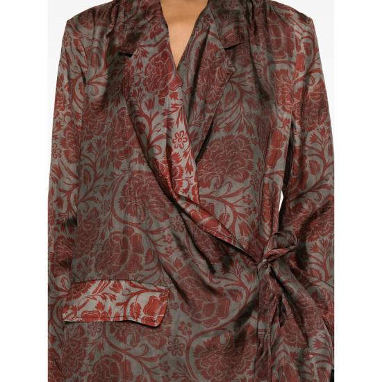 26SS 우마 왕 수트 자켓 UP6007 UW087 GREY RED - UMA WANG