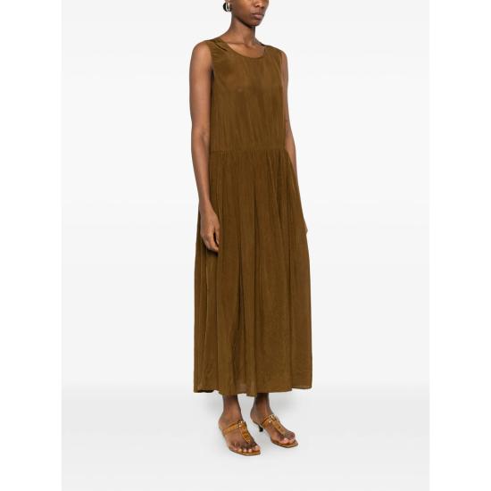 26SS 우마 왕 미디 원피스 UP5007 UW240 BROWN - UMA WANG