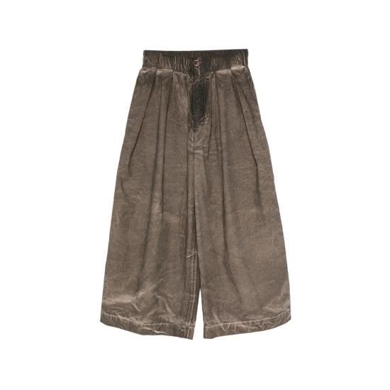 26SS 우마 왕 크롭 팬츠 UP3021 UW860 GREY BROWN