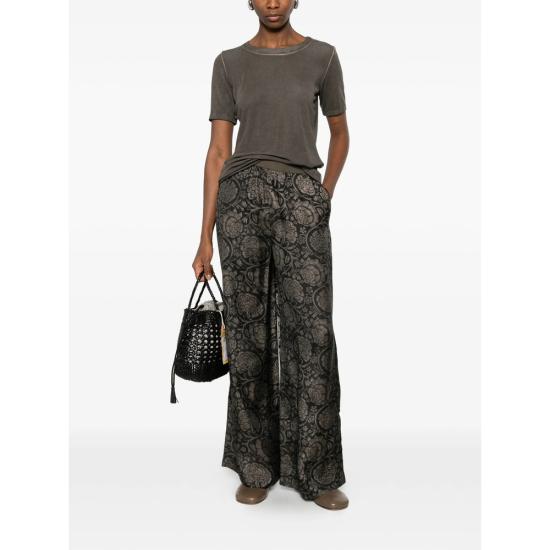 26SS 우마 왕 팔라초 팬츠 UP3012 UW092 BLACK NEUTRALS - UMA WANG