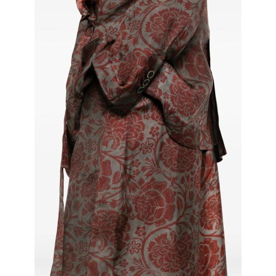 26SS 우마 왕 팔라초 팬츠 UP3012 UW087 RED GREY - UMA WANG