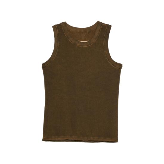 26SS 우마 왕 민소매 티셔츠 UP1030 UW240 BROWN