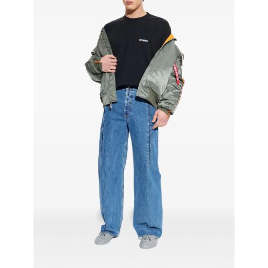 26SS 베트멍 반팔 티셔츠 ME76TR138BW BLACK - VETEMENTS