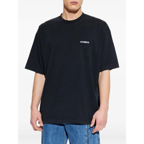 26SS 베트멍 반팔 티셔츠 ME76TR138BW BLACK - VETEMENTS