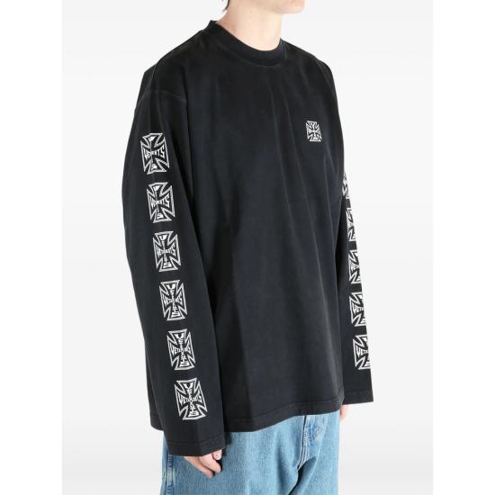26SS 베트멍 긴팔 티셔츠 ME76LS172B BLACK - VETEMENTS