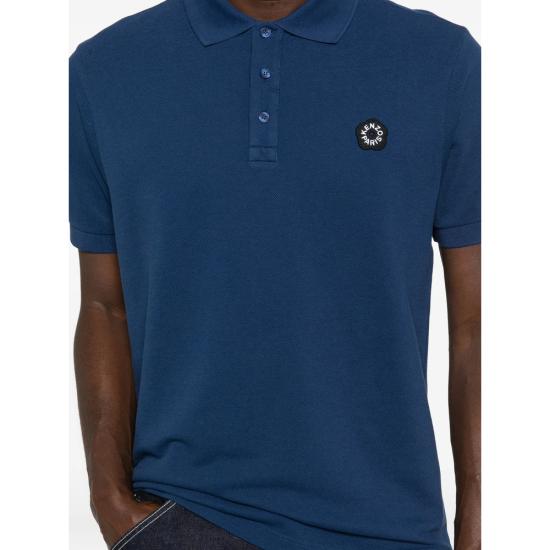 26SS 겐조 폴로 티셔츠 FG55PO1024PU 75 BLUE - KENZO