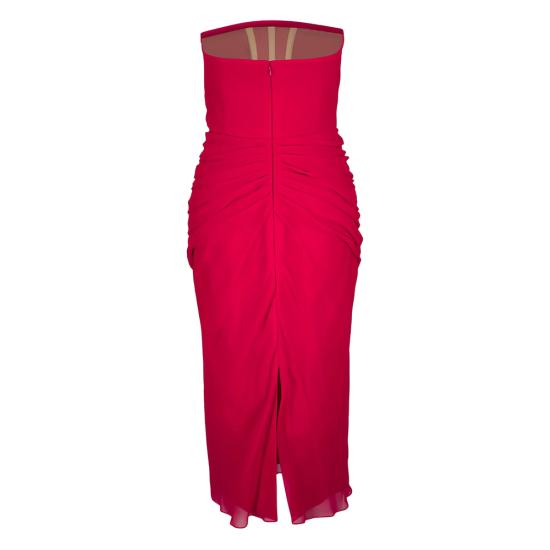 26SS 캐롤리나 헤레라 미디 원피스 R2611N550SCH 015 RED - CAROLINA HERRERA