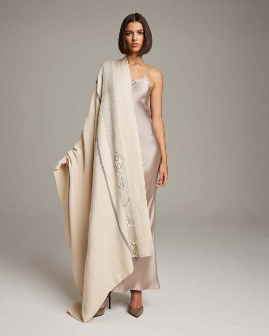  VOZ 머플러/스카프 보즈 와이드 다이애고널 알파카 랩 - OTHER BRANDS