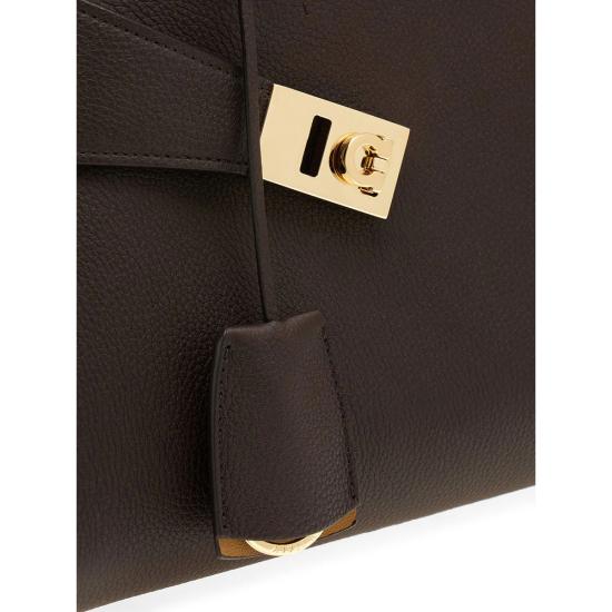 26SS 살바토레 페라가모 토트백 215608 0777524 TMORO BROWN - SALVATORE FERRAGAMO