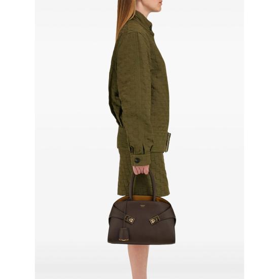 26SS 살바토레 페라가모 토트백 215608 0777524 TMORO BROWN - SALVATORE FERRAGAMO
