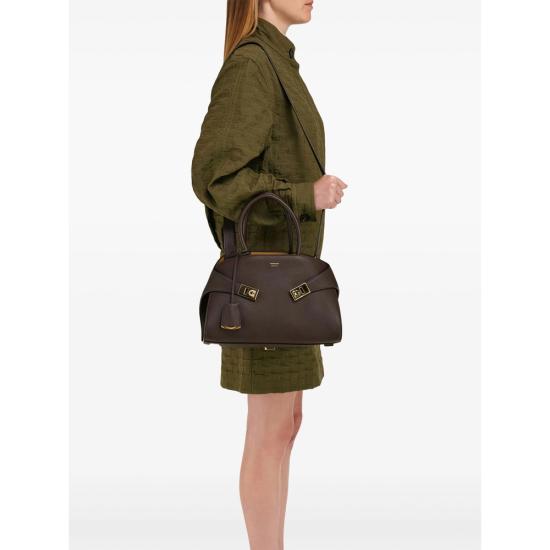 26SS 살바토레 페라가모 토트백 215608 0777524 TMORO BROWN - SALVATORE FERRAGAMO