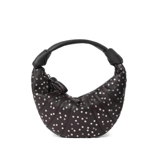 26SS 르메르 스터드 도트 미니 포춘 크루아상 백 BG0225 LL095 BR490 BROWN