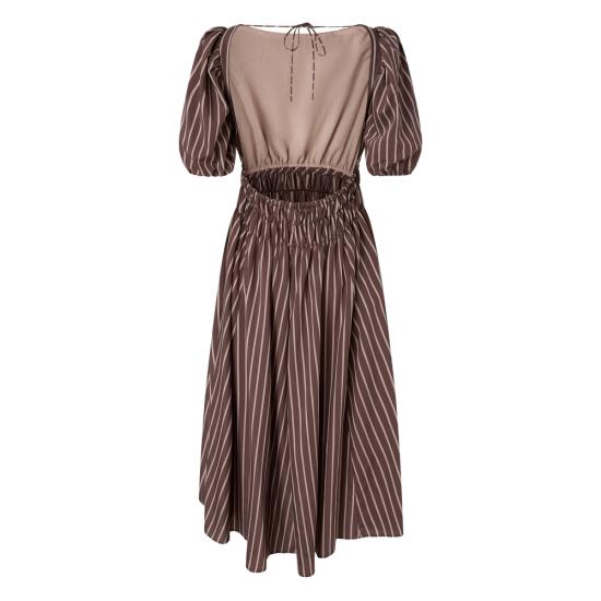 26SS 핑코 롱 원피스 106670 A33Q LN1 BROWN NEUTRALS - PINKO