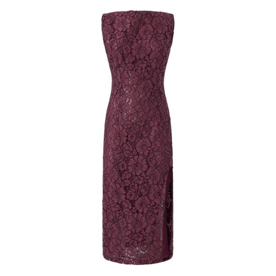 26SS 핑코 롱 원피스 106588 A330 R57 PURPLE