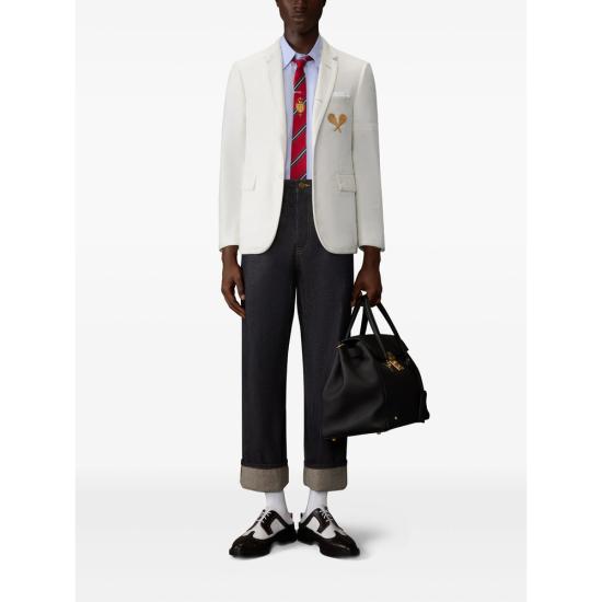 26SS 톰브라운 셀비지 데님 5-포켓 팬츠 MTU345S F1101 415 BLUE - THOM BROWNE